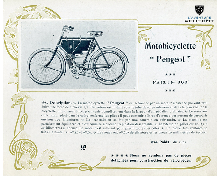 Motocyclette Peugeot